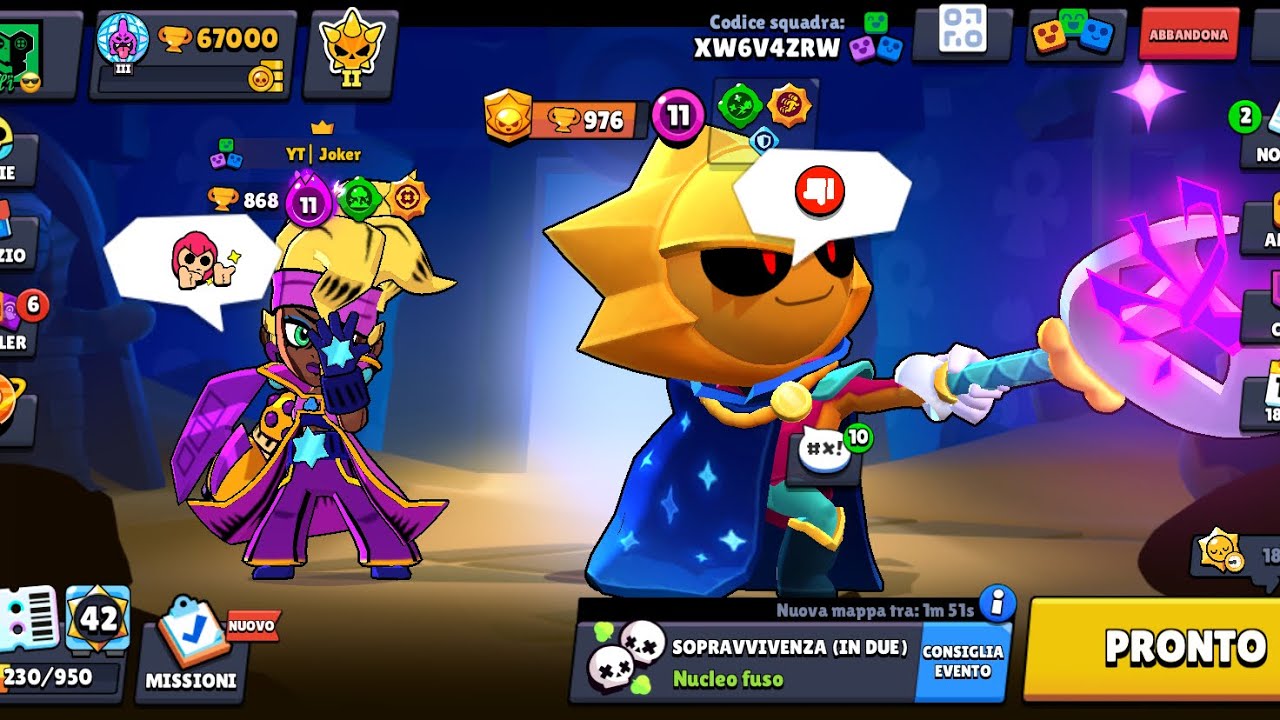 Ho giocato tre partite su Brawl stars! E 67 mila coppe!