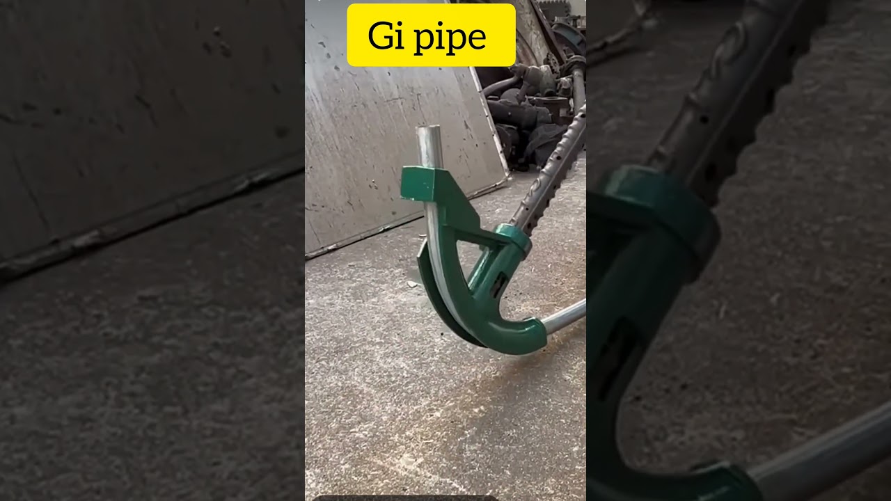 GI Pipe Bending Trick! | Perfect Bend Every Time 💯🔥#shortvideo #electrician #how