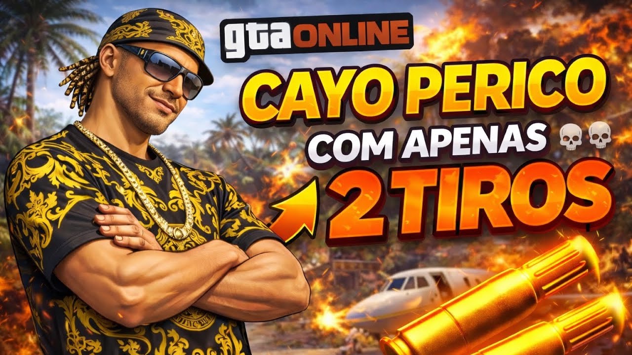 🤑MELHOR ROTA DO CAYO PERICO SOLO COM APENAS 2 TIROS NO GTA ONLINE!🔥 (ATUALIZADO 2026)