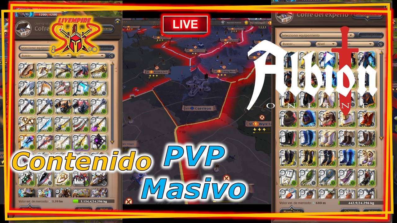 🚨SINCERAS Impresiones REALM DIVIDED II PVP Masivo Buscando Pelea!  Albion Online🏹 RMT MAFIA