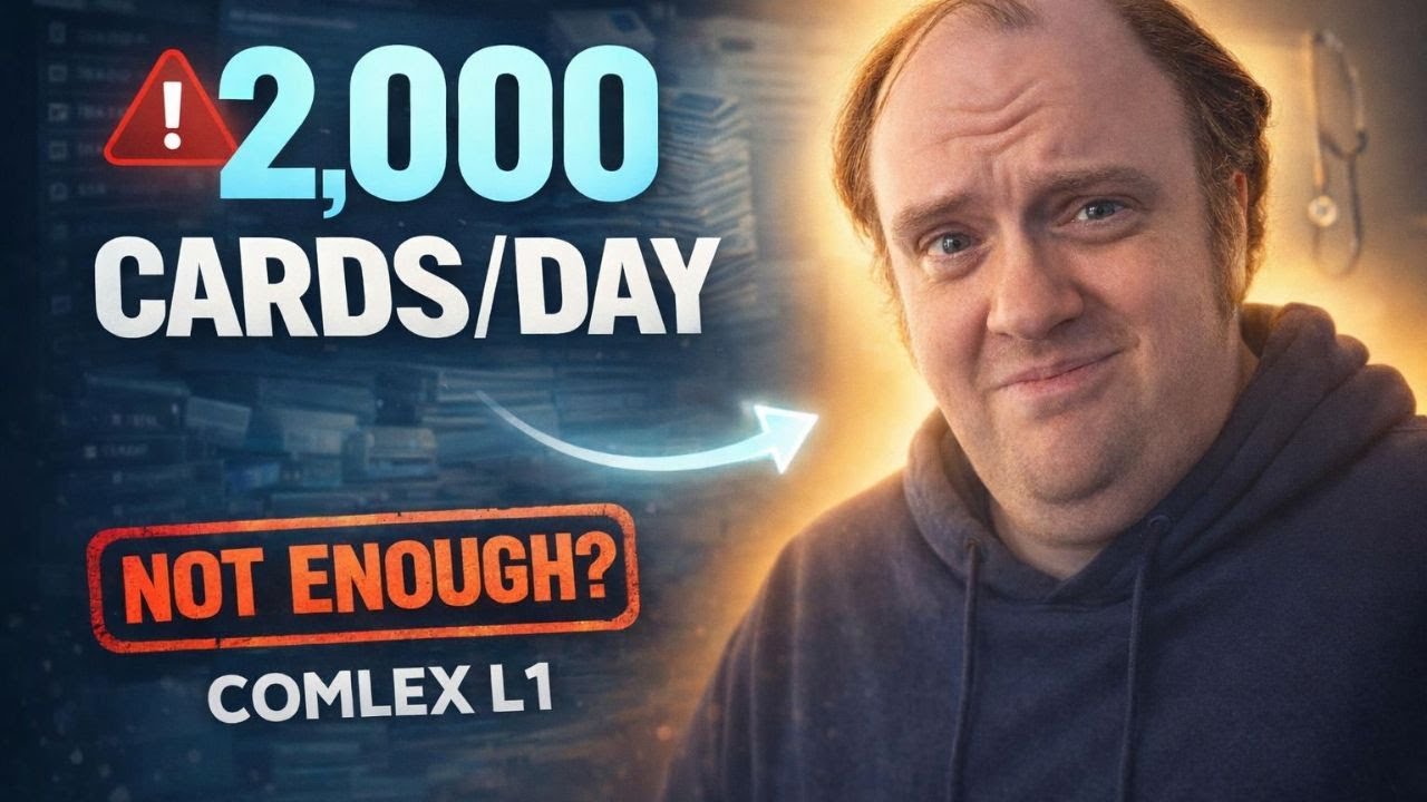 Why Wasn't 2,000 Flashcards a Day Wasn’t Enough to Pass COMLEX Level 1?