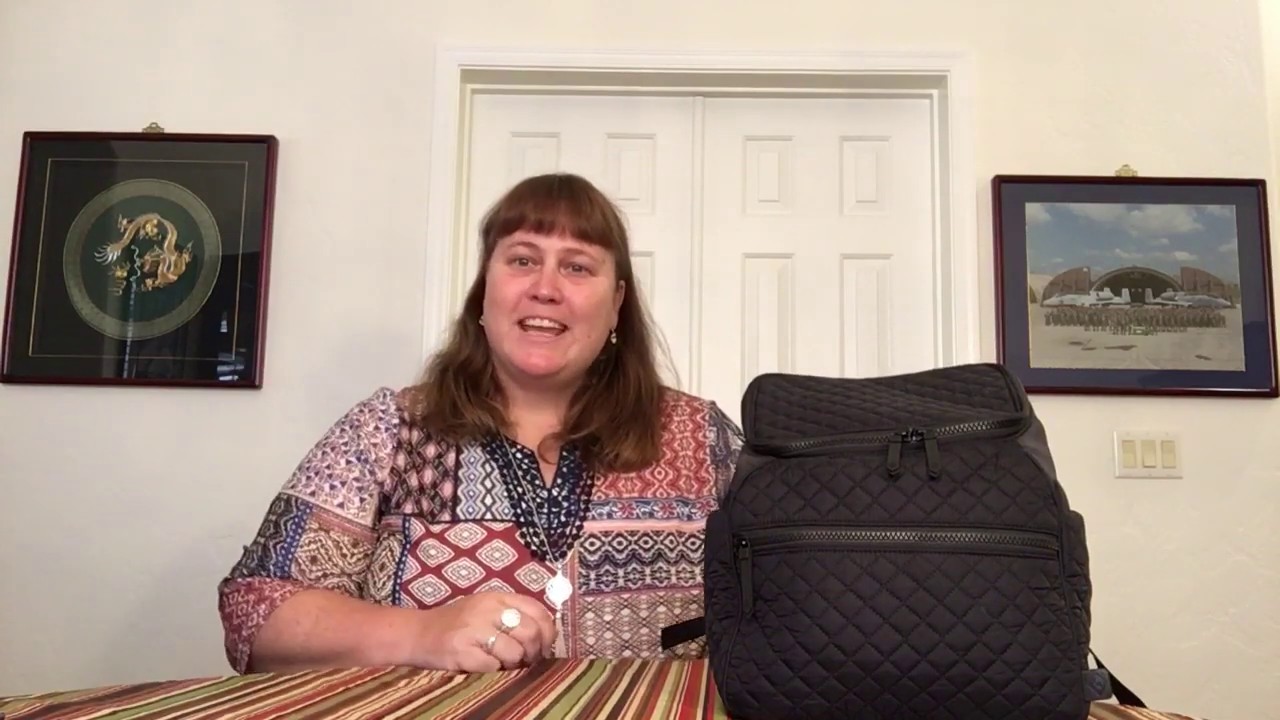 What&rsquo;s In My Bag &mdash; Vera Bradley Featherweight Backpack (Black)