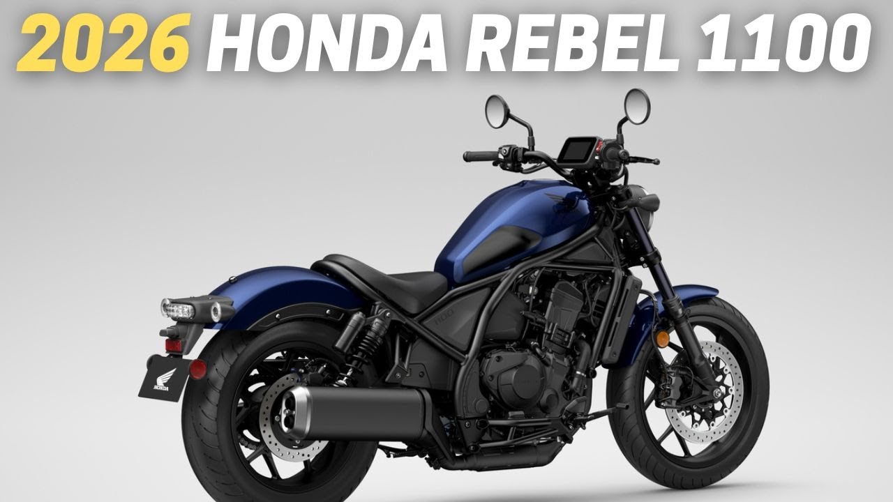 Honda Rebel 1100 2026 года: 10 вещей, которые вы должны знать