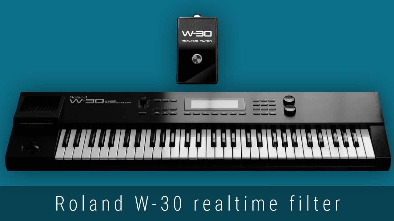 Roland W-30 Realtime filter and sounds