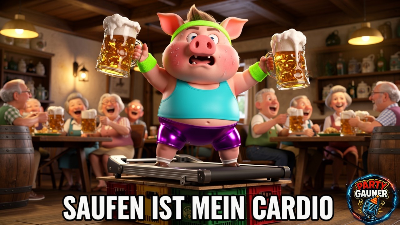 Saufen ist mein Cardio – Training am Tresen statt Fitnessstudio | Party Schlager