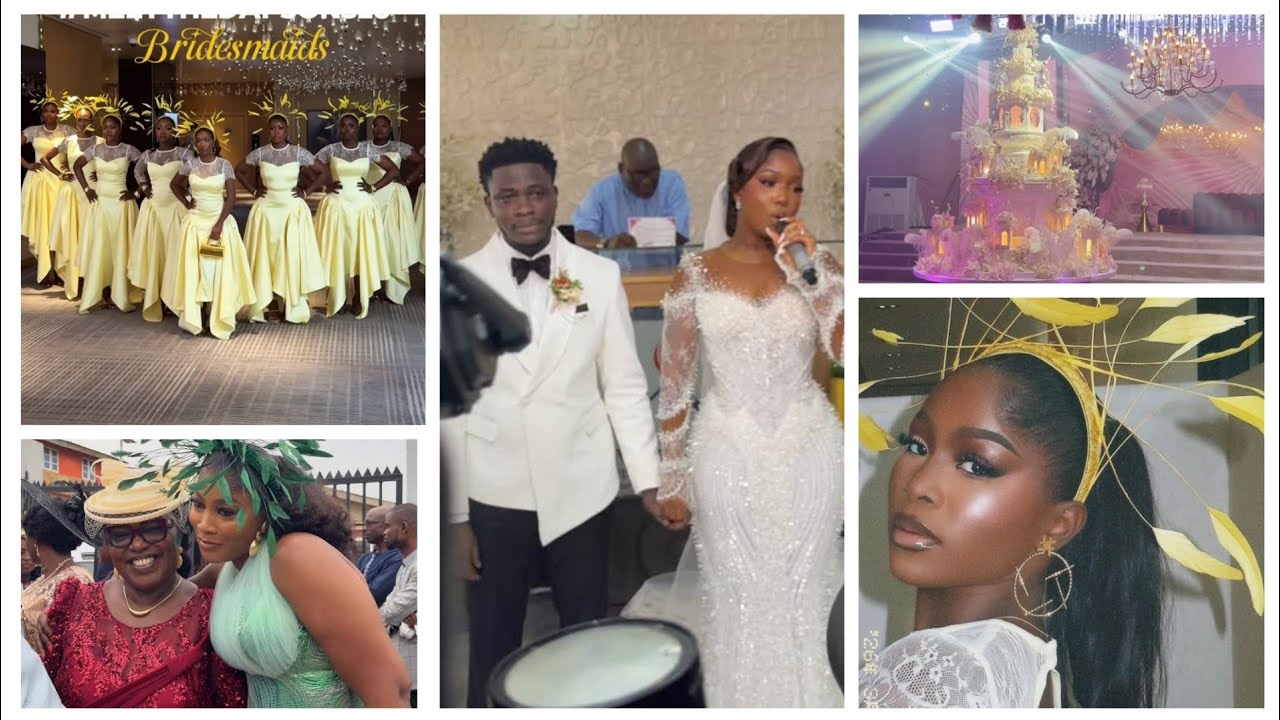 Свадьба Симисанья и Феми Дапсона: почему невеста надела два свадебных платья стоимостью в несколь...