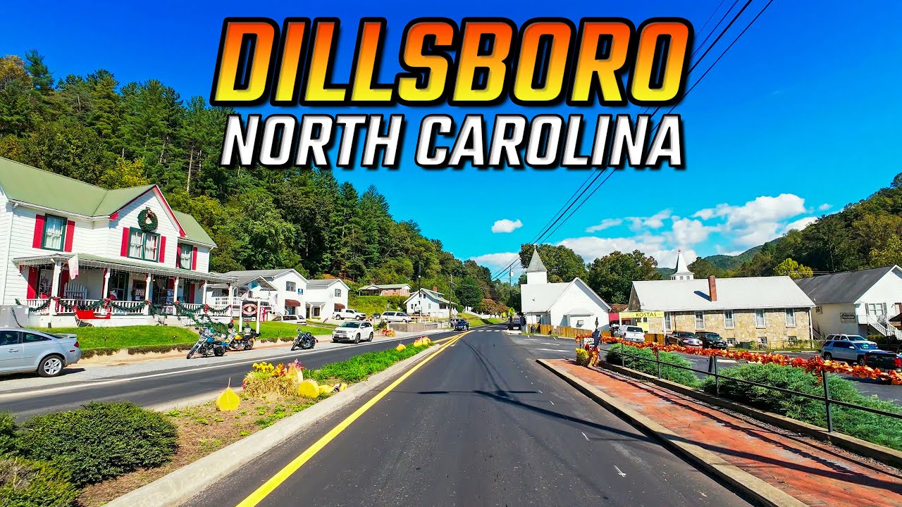Dillsboro North Carolina Driving Through