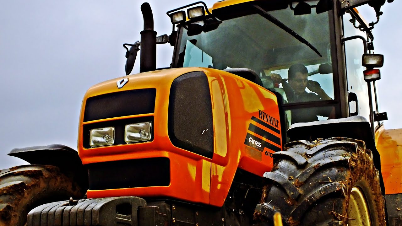 Jesień w polu czyli orka [Engine Sound] Renault Ares 610 RZ