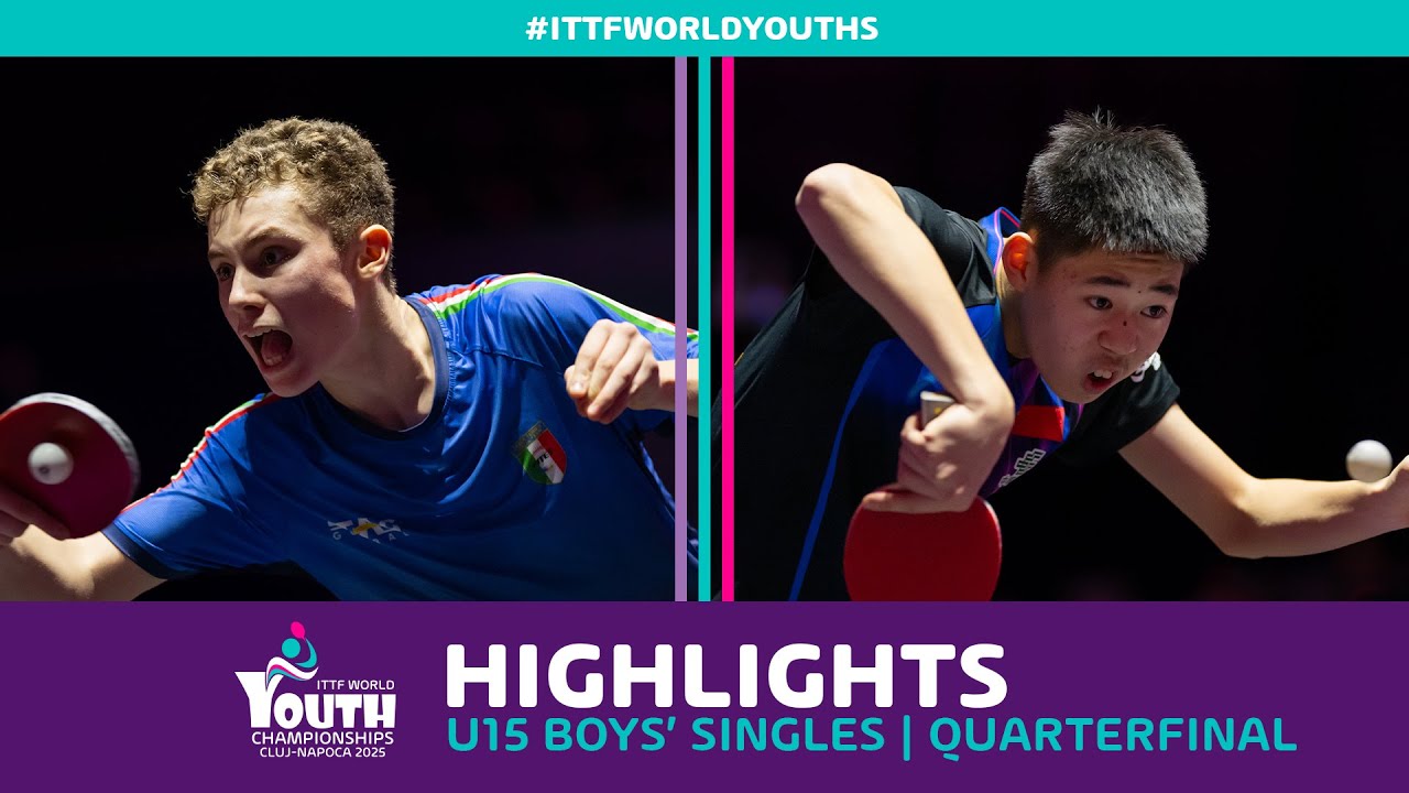 Danilo Faso vs Zhou Guanhong | U15 BS - QF | #ITTFWorldYouths 2025