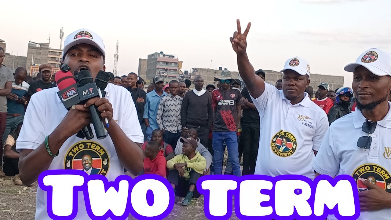 TWO TERM MOVEMENT  AT JACARANDA GROUND WITH WILLIAM RUTO 😀 🙌 👌 