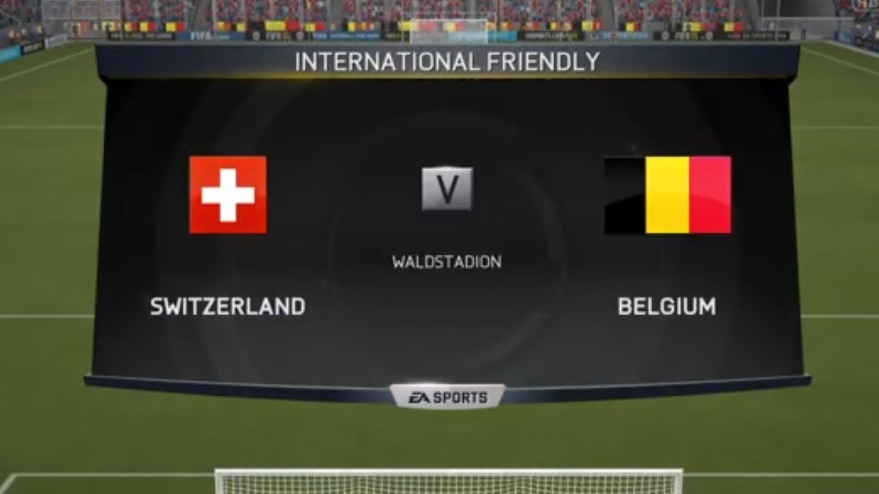 Switzerland vs Belgium | FIFA 15 PS4 Gameplay