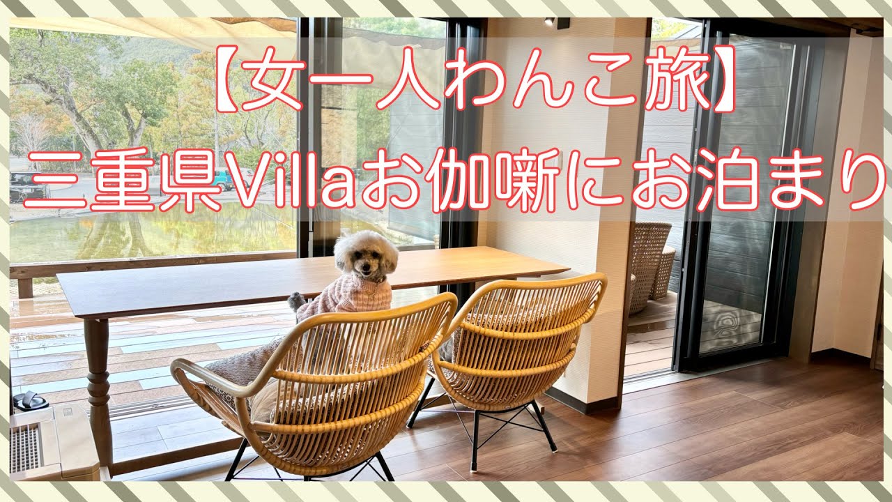 【女1人わんこ旅】2023年6月全室わんこOK『ヴィラお伽噺』さんにお泊まり