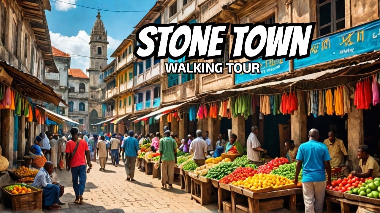 Discover the REAL Zanzibar: Stone Town Markets, Food, and Nightlife | 4K Walking Tour
