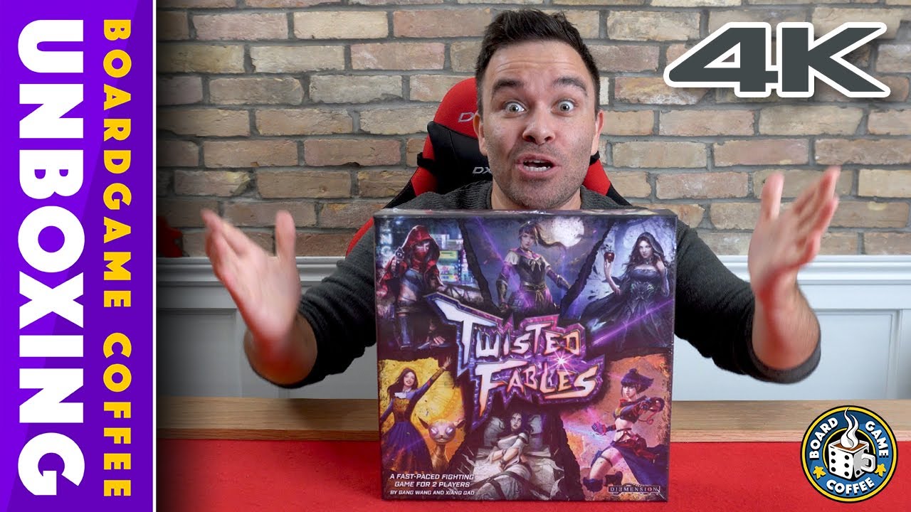 Распаковка Twisted Fables Kickstarter 4k