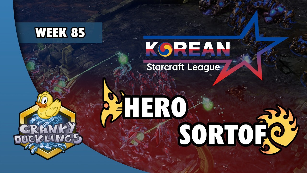 herO vs SortOf - PvZ | Korean StarCraft League: Week 85 | Open StarCraft 2 Tournament