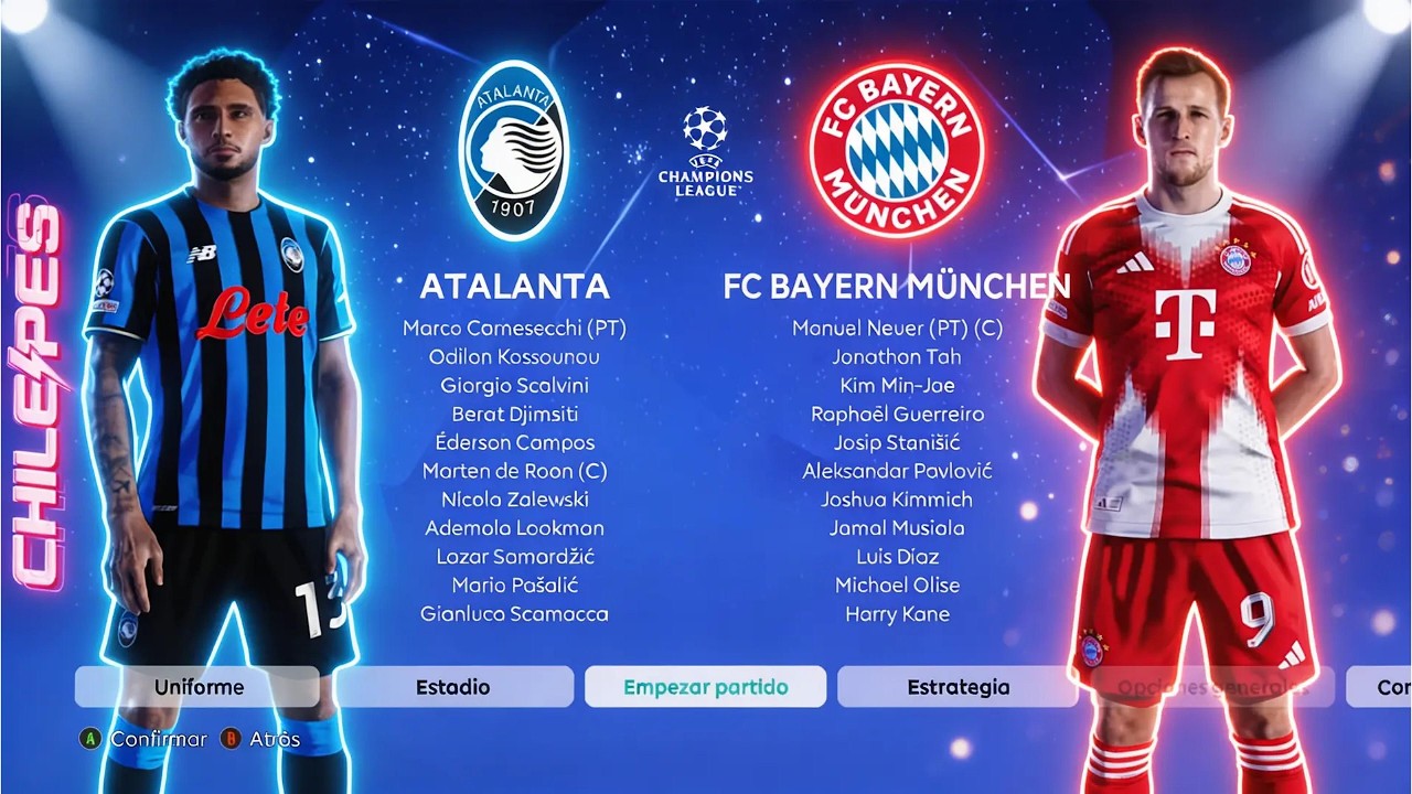 Atalanta vs Bayern Munchen, Octavos de Final Ida