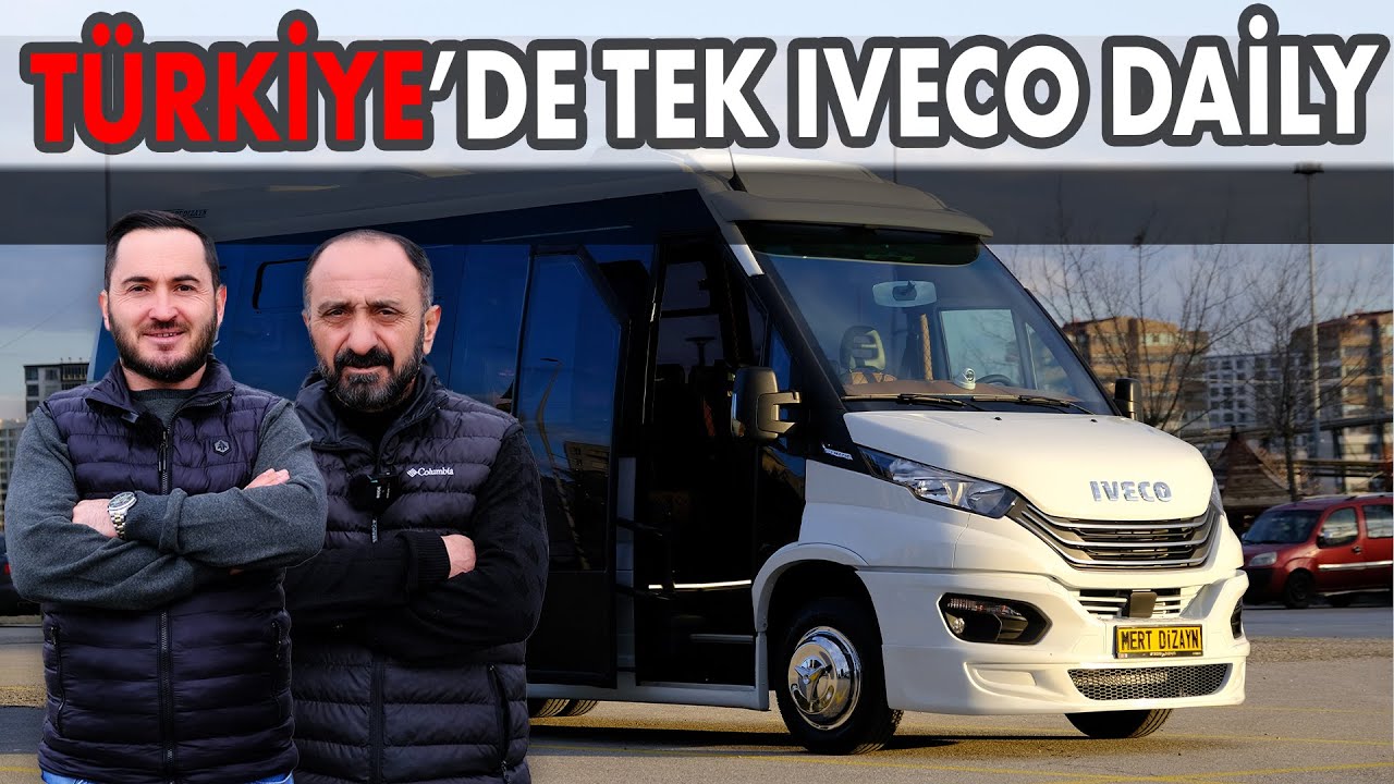 IVECO Daily 22+1 Önden  Geniş Tek Kapı Servis Aracı Yaptık | Türkiye'de Tek Mert Dizaynda