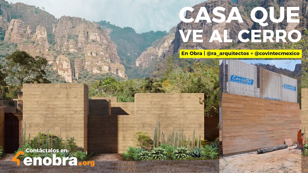 CASA QUE VE AL CERRO | MUROS DE CONCRETO Y PANEL 