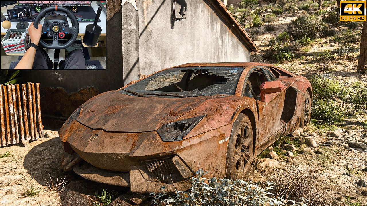 Rebuilding Lamborghini Aventador LP700-4 Forza Horizon 5 | Logitech G29 Stering Wheel Gameplay