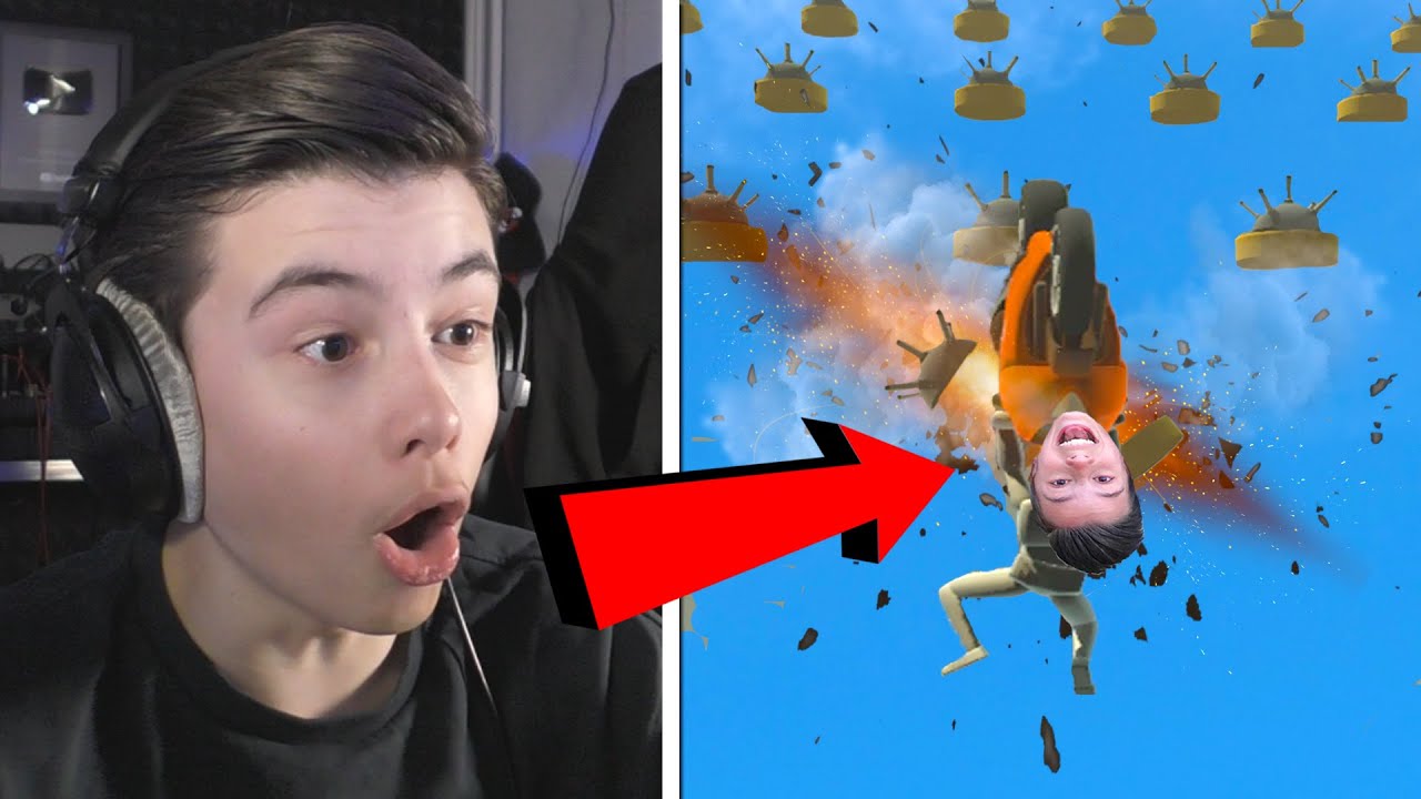 VLIEGEN DOOR EEN MIJNENVELD OP DE MOTOR ?! | Turbo Dismount #7
