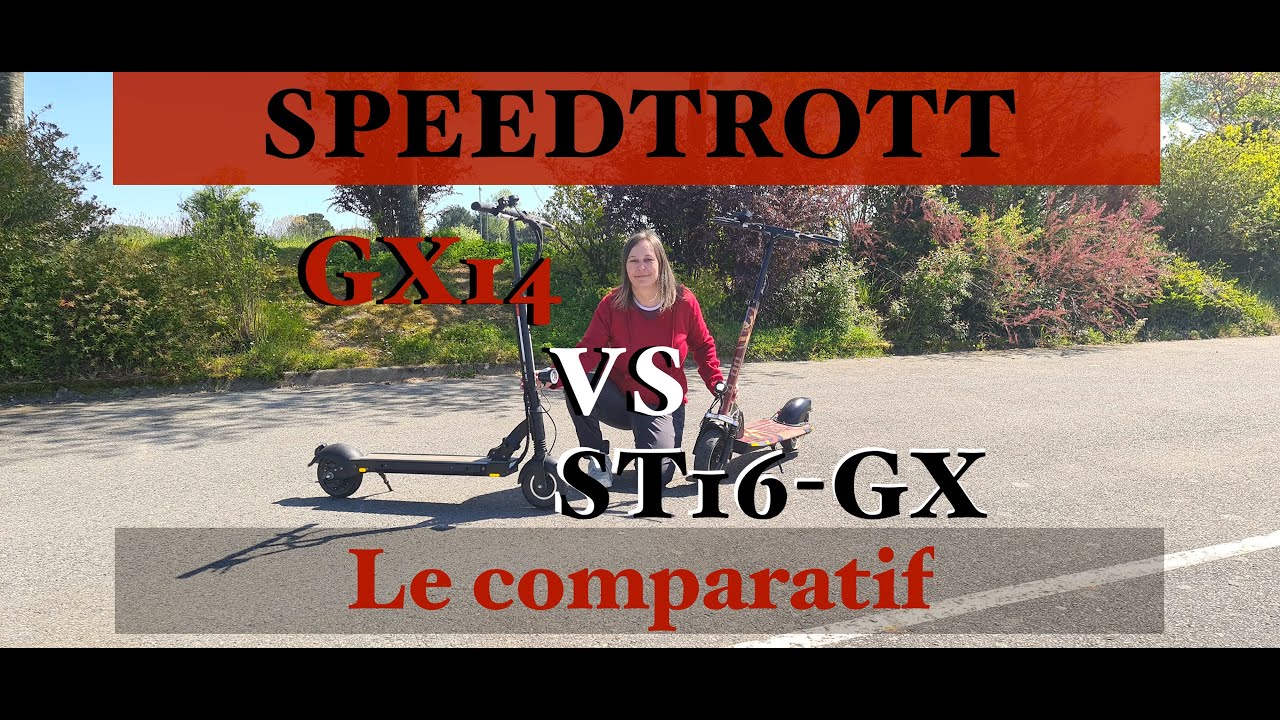 Электросамокат Speedtrott ST16GX VS Speedtrott GX14 (сравнение)