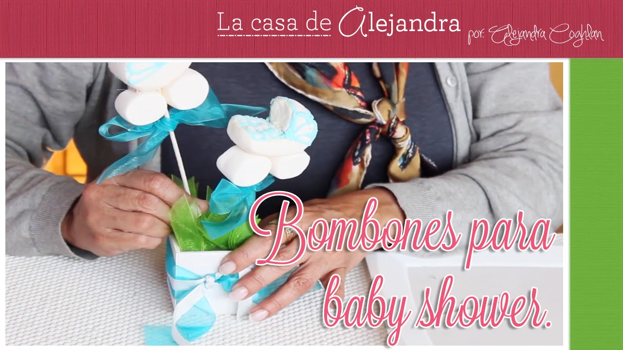 Bombones para Baby Shower - DIY / Alejandra Coghlan