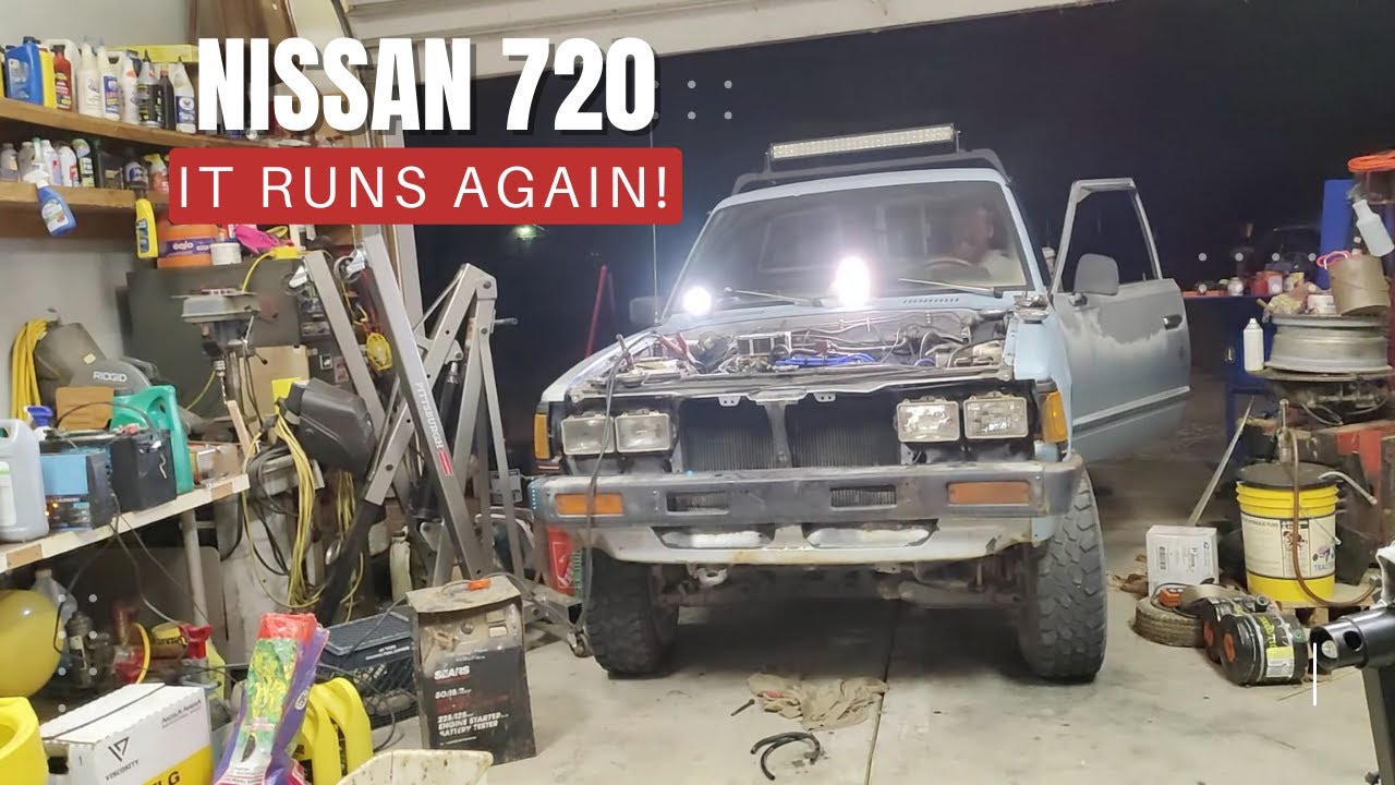 Nissan 720 Engine Install and Tuning