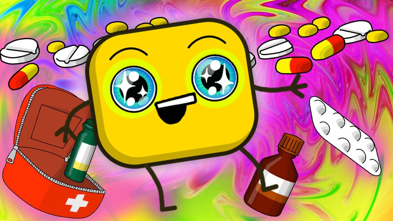 Taste of Unknown: Drugs and Tablets ❒ The TinyBlocks Comedy Cartoon for Children & Sketch 2017