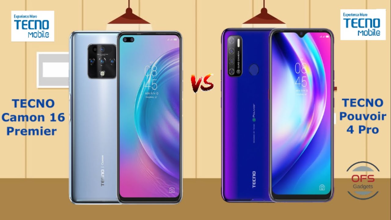 TECNO Camon 16 Premier vs TECNO Pouvoir 4 Pro