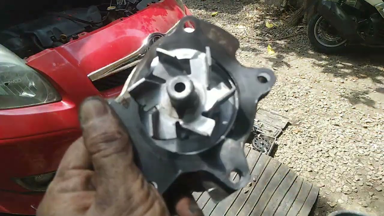 cara mengganti water pump Toyota yaris