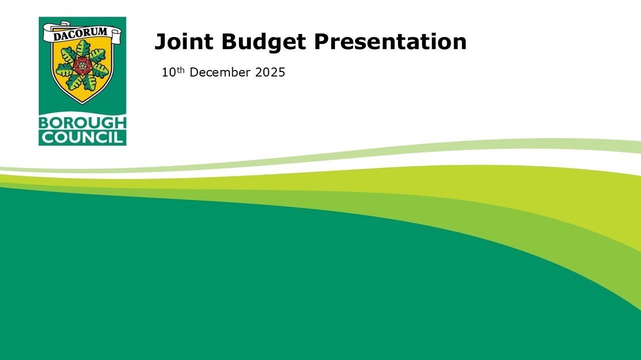 Joint Budget Presentation - 10th December 2025