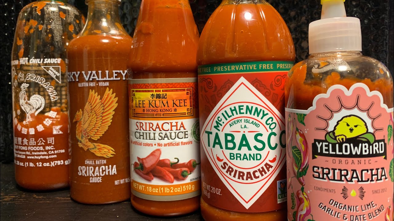 Sriracha Showdown! Huy Fong vs Yellowbird vs Tabasco vs Lee Kum Kee vs Sky Valley. Which is best?