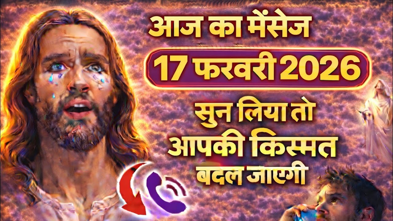 ✝️ 17 फरवरी मंगलवार  2026 का यीशु मसीह का सन्देश जरूर सुने Universe Message|Jesus Message#godmessage