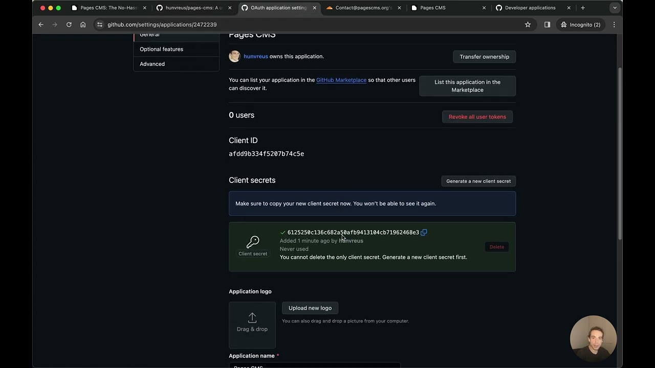 Pages CMS: Deploy