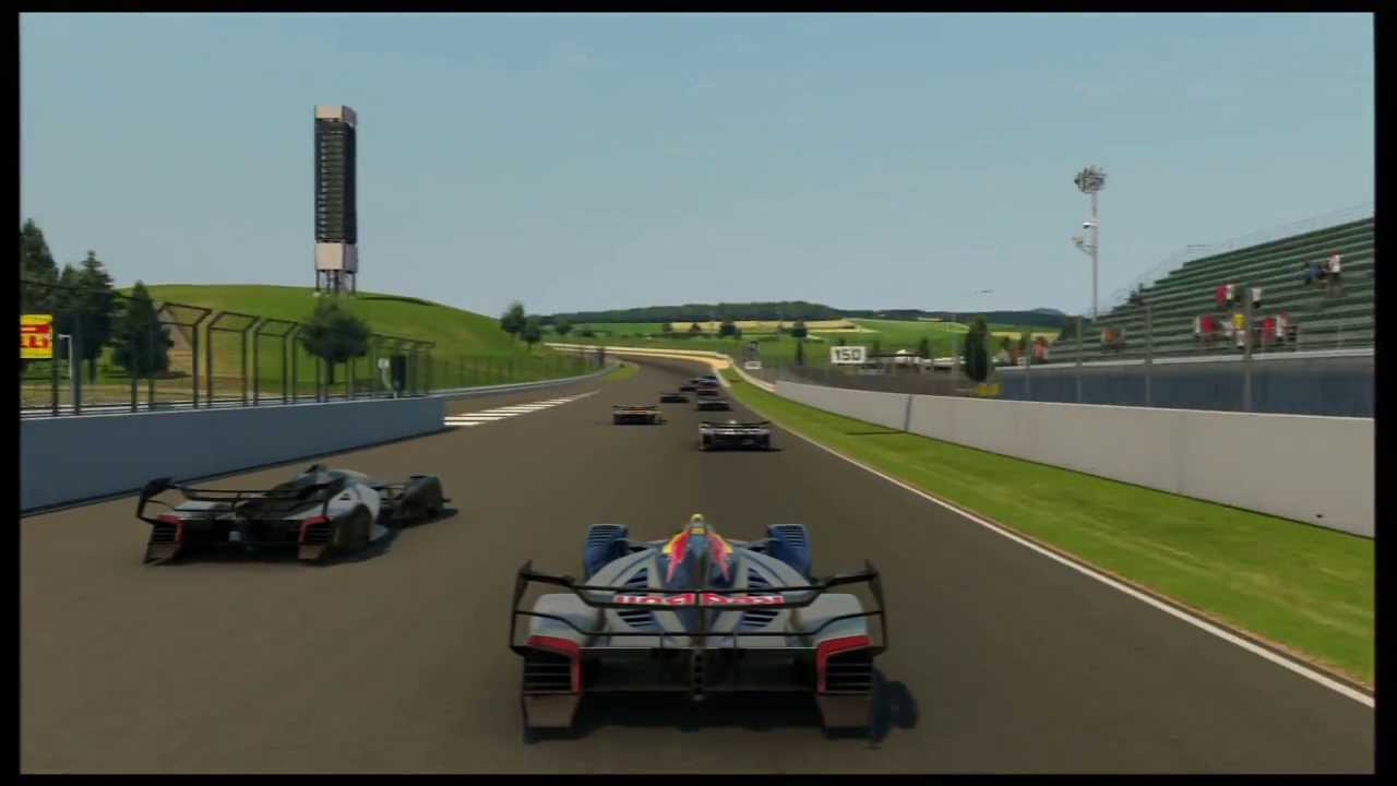 Gran Turismo 6 GT6 Red Bull X2014 Standard Championship Race 3 - Apricot Hill Gold - chase cam