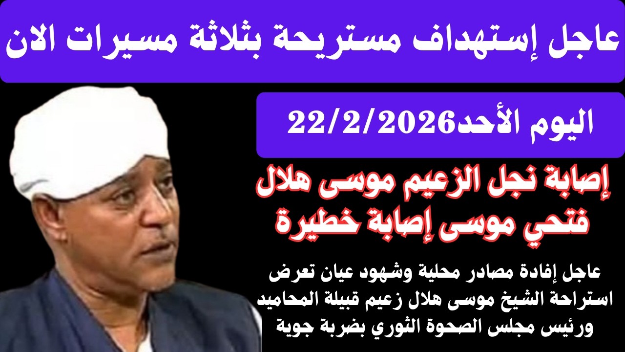 #عاجل إستهداف استراحة الشيخ موسى هلال زعيم قبيلة المحاميد ورئيس مجلس الصحوة الثوري بضربة جوية