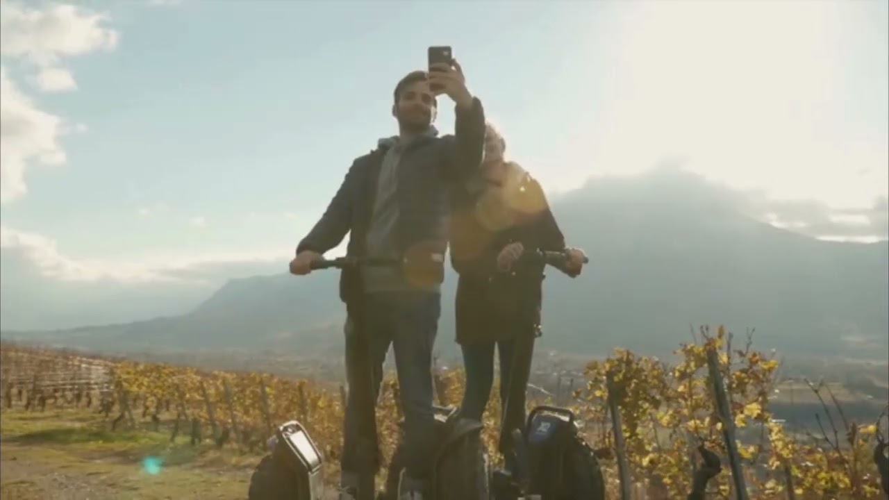 Segway dans les vignoble de Savoie