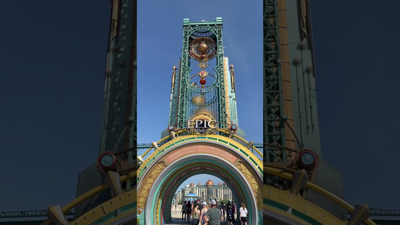Epic Universe Entrance Portal #shorts #universal #epic #epicuniverse #portal #amazing #park #cool
