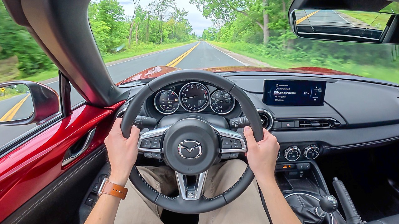 2026 Mazda MX-5 Miata RF Grand Touring - POV Test Drive (Binaural Audio)