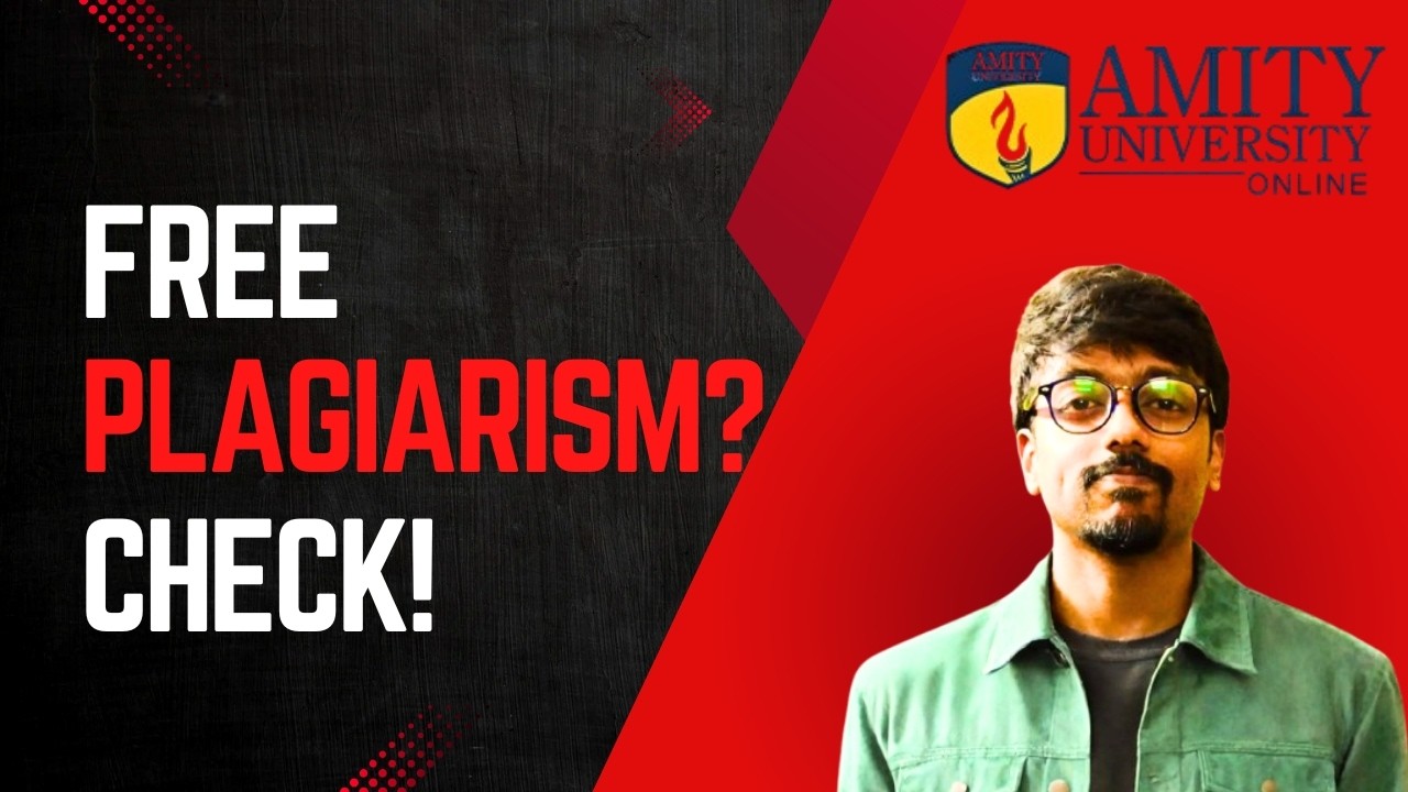 Free Plagiarism Tools Every Amity Online Student Must Know Before Submission!
