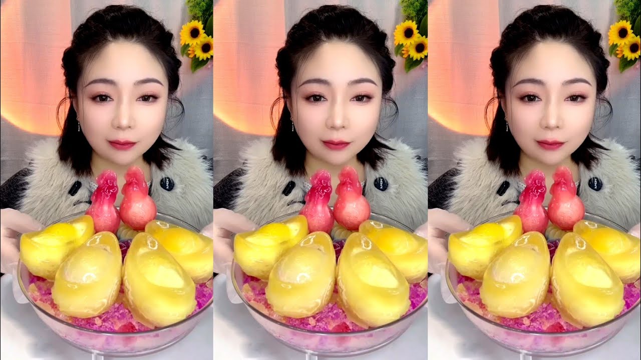 ASMR THIN ICE EATING MUKBANG 