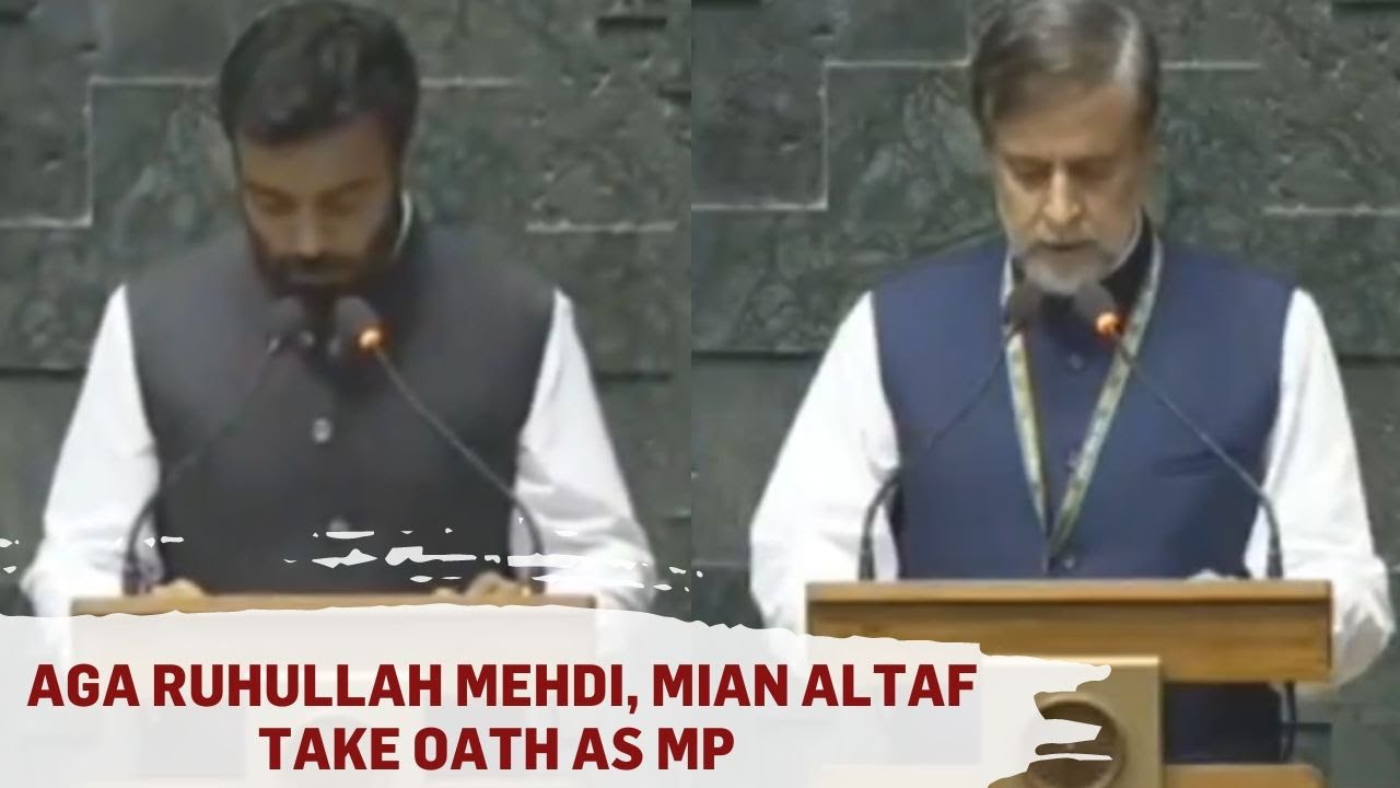 Aga Ruhullah Mehdi, Mian Altaf Take  Oath As MP