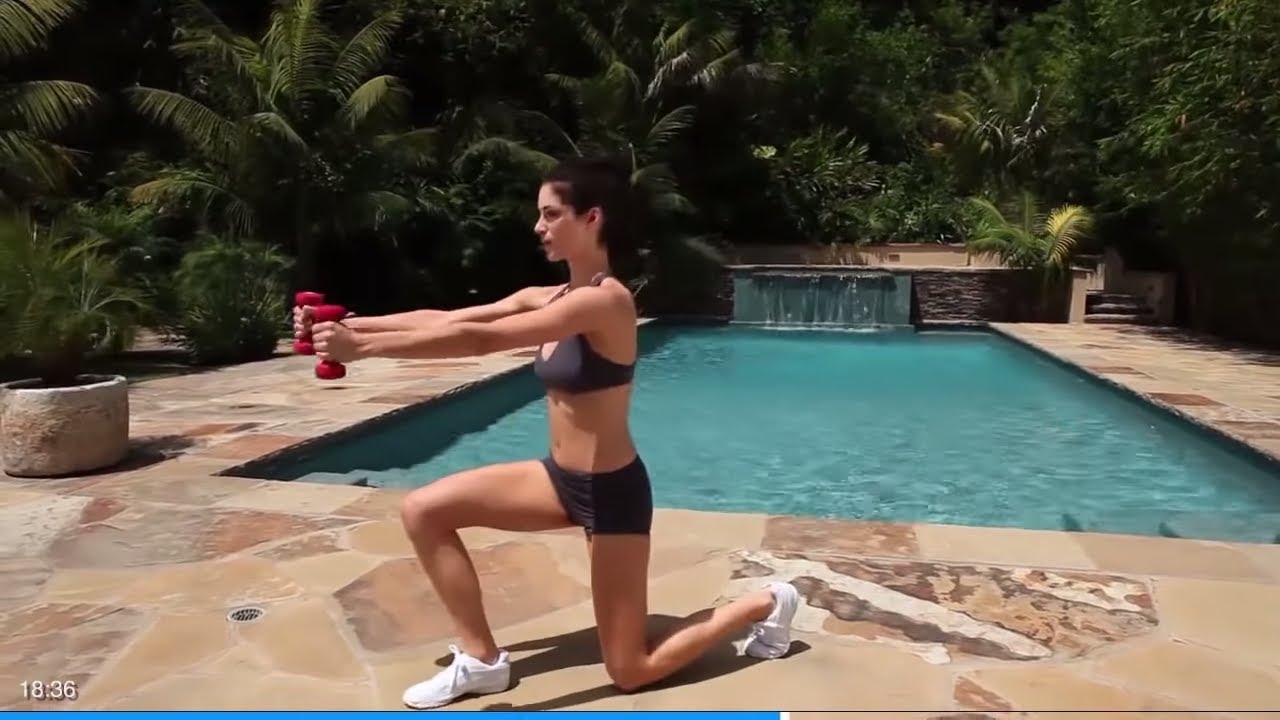 Full Body Workout with Weights for Beginners // Arms Abs Glute