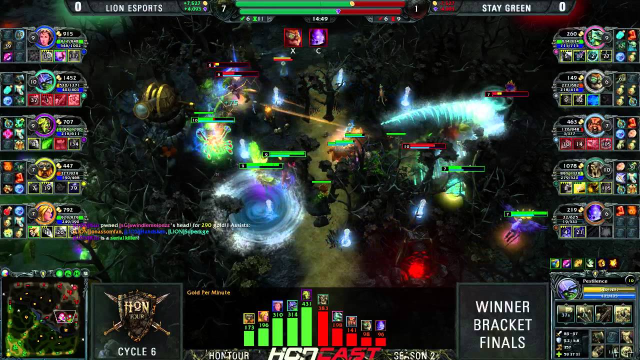 HoN Tour S2 Cycle 6 WB Finals - LION vs sG game 1