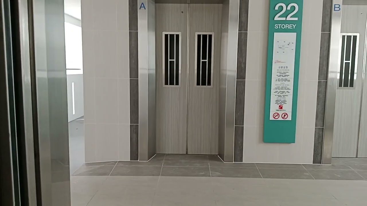Block 156A Bishan Towers BTO&ndash; 2025 SLRP Hitachi MCA HDB BTO Batch 03 Elevators