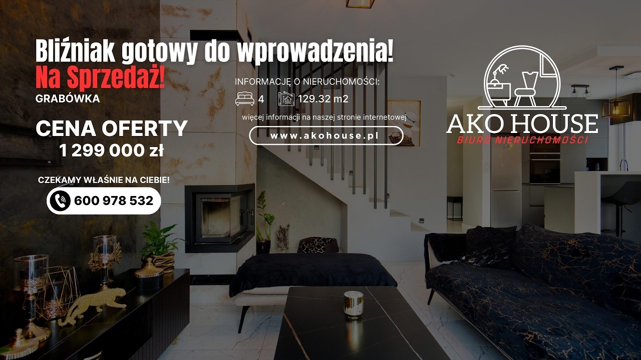 Luksusowy dom w Grabówce | 129 m² | ogród | garaż | 15 min od Białegostoku | AKO House