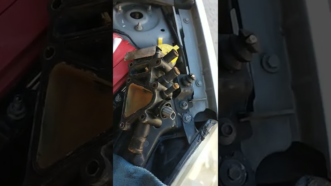 cómo sellar la toma del termostato Ford fiesta 1.6 Zetec