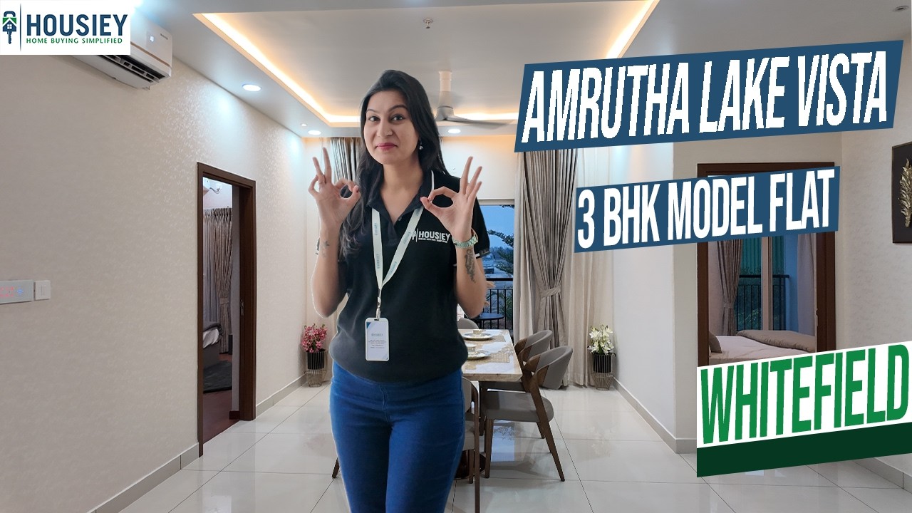 Amrutha Lake Vista Bangalore | Spacious 3BHK Model Flat Tour At Whitefield | Location & Review 2026