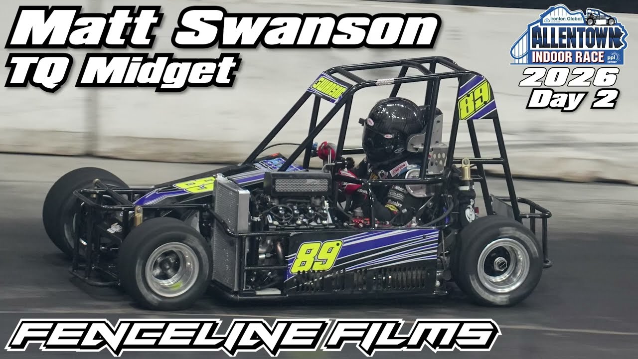 Matt Swanson TQ Midget Day 2 Allentown Indoor Auto Race 2026