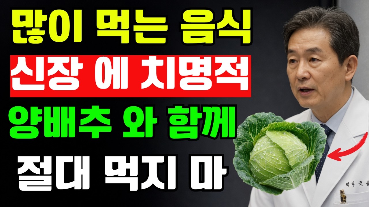 양배추와 이것을 함께 먹으면 신장에 독이 됩니다! 절대 피해야 할 조합 3가지| 70세의 건강 | 건강 정보 | 건강한 하루